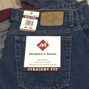 members mark jeans 36x34